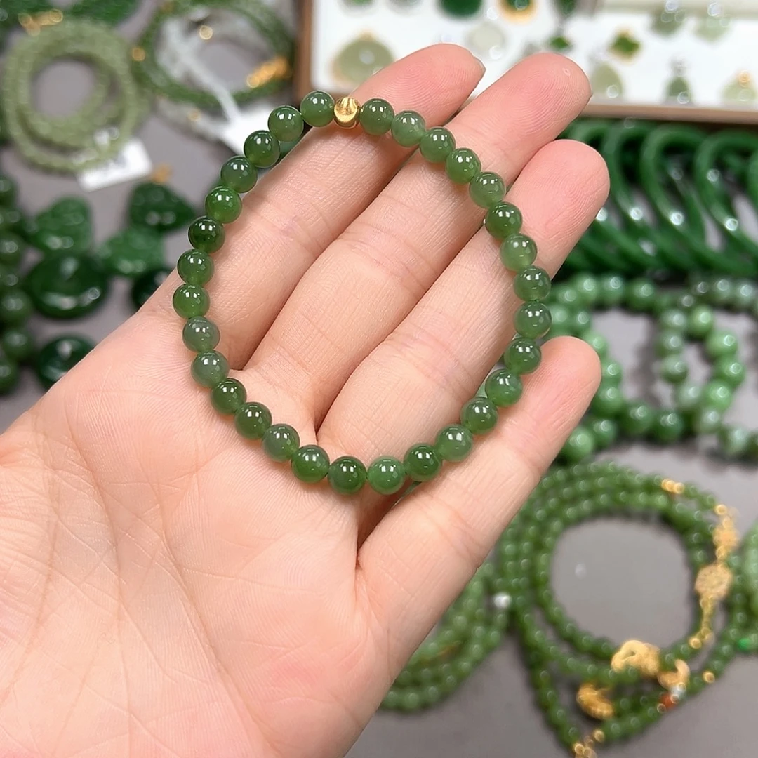 未镶嵌手链和田玉（碧玉）