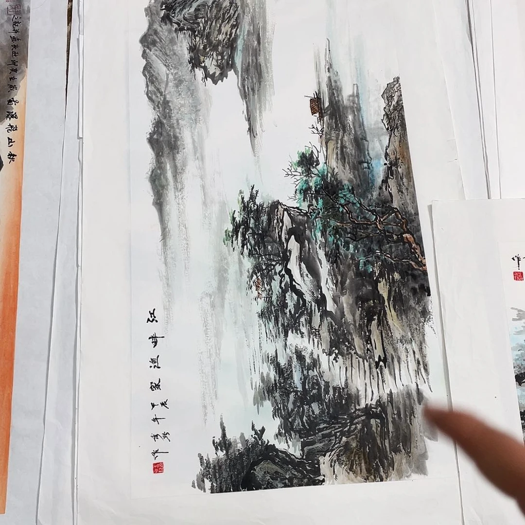 国画亿**人定制作品王秀诊