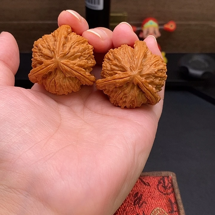 渔***翁把件文玩核桃白奔