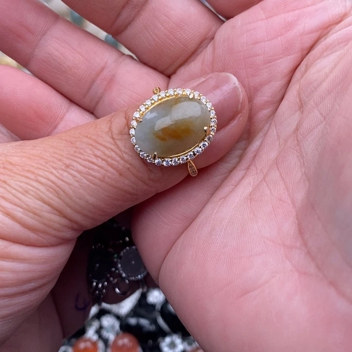 未镶嵌戒指翡翠糯*子缅甸