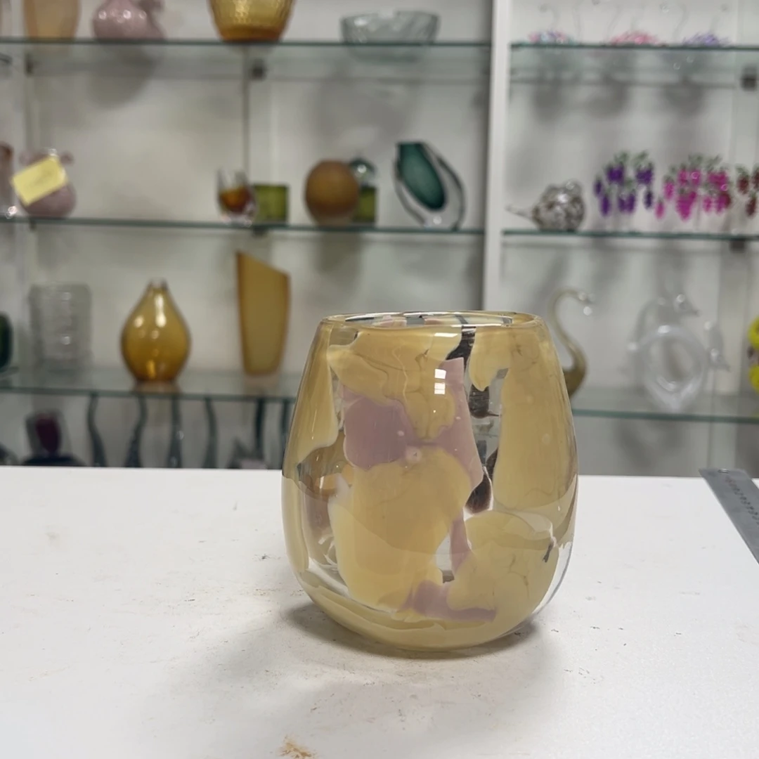 幻彩琉璃花瓶花器高度8