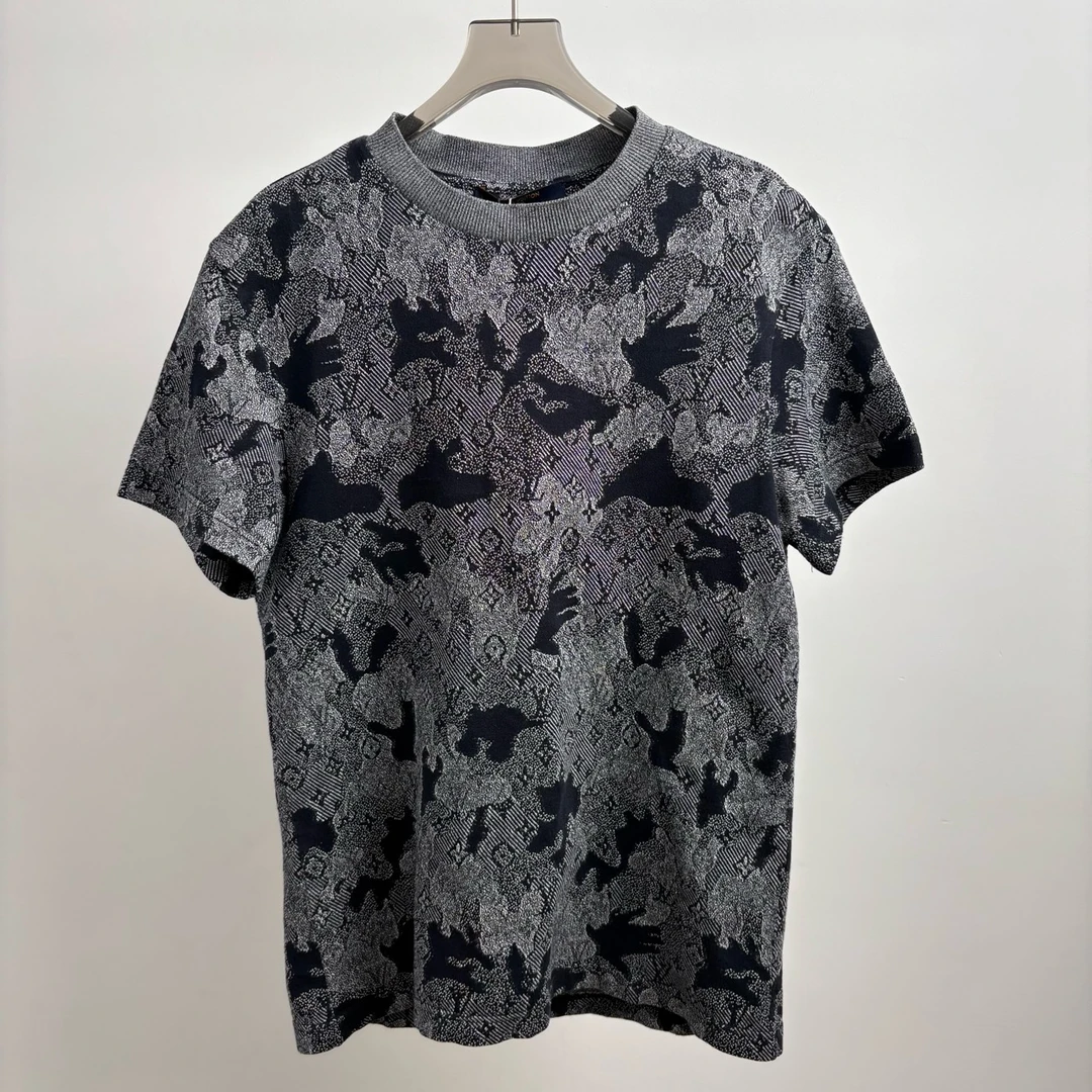 99新 LouisVuitton/路易威登 提花针织暗纹短袖 XS码 GM002222