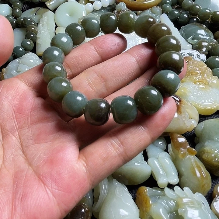 和田玉未镶嵌吊坠(不含链)用****1