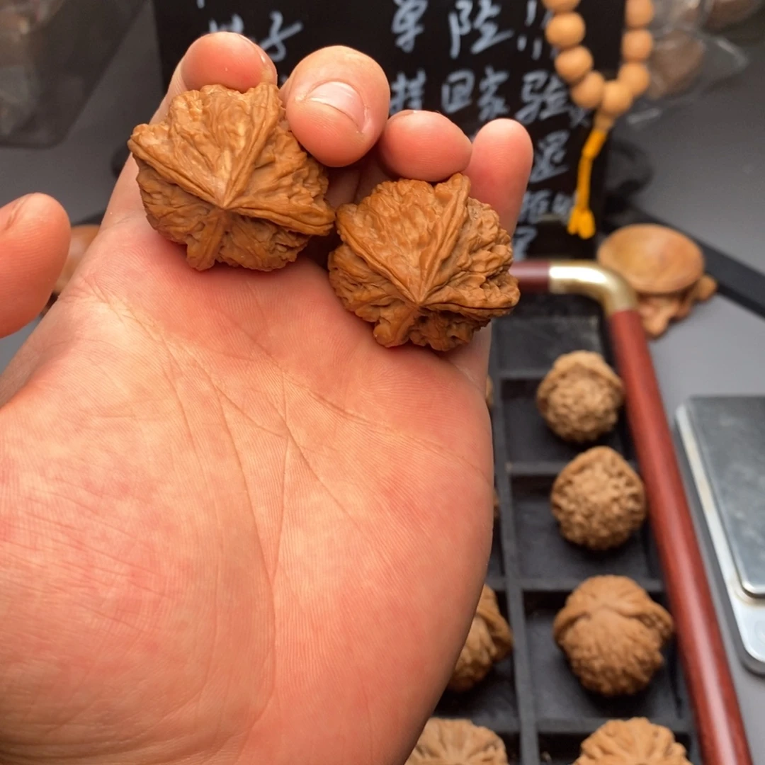 把件文玩核桃38全品玉玺四棱