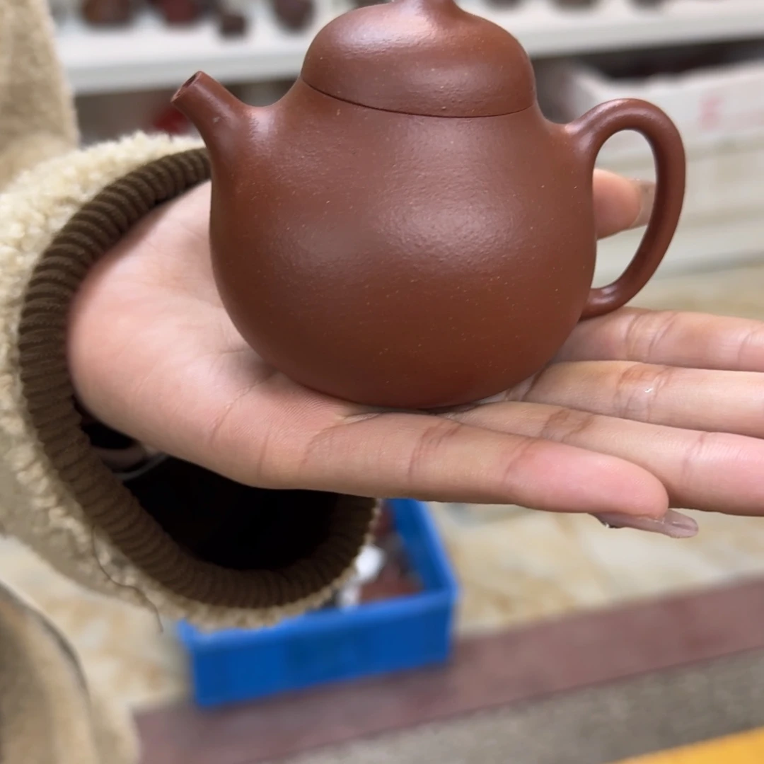 紫砂茶壶紫砂壶圆壶150cc