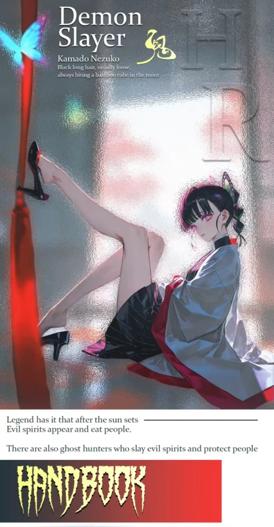 【新品】HR文创鬼灭之刃系列色纸