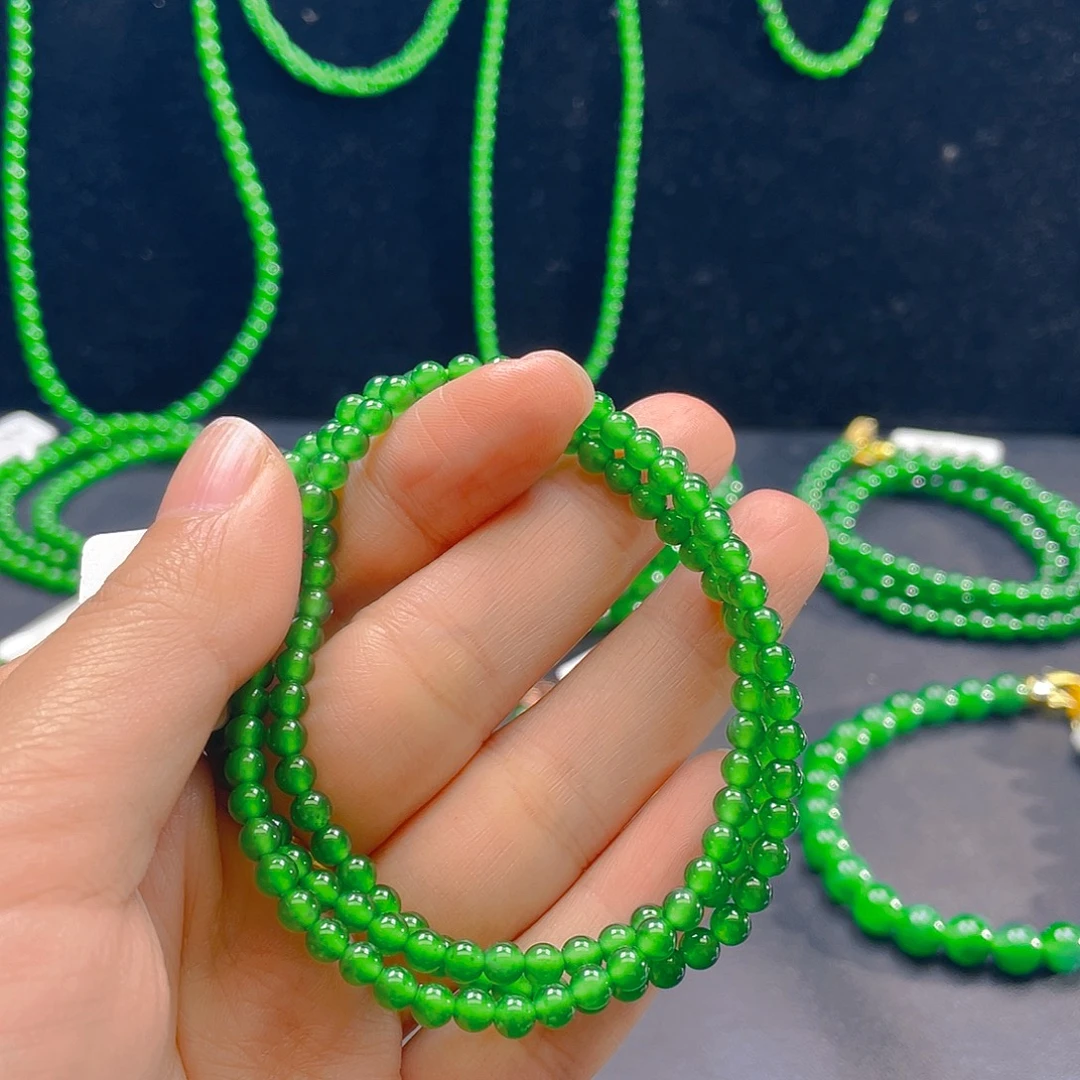 翡翠未镶嵌颈饰卡4