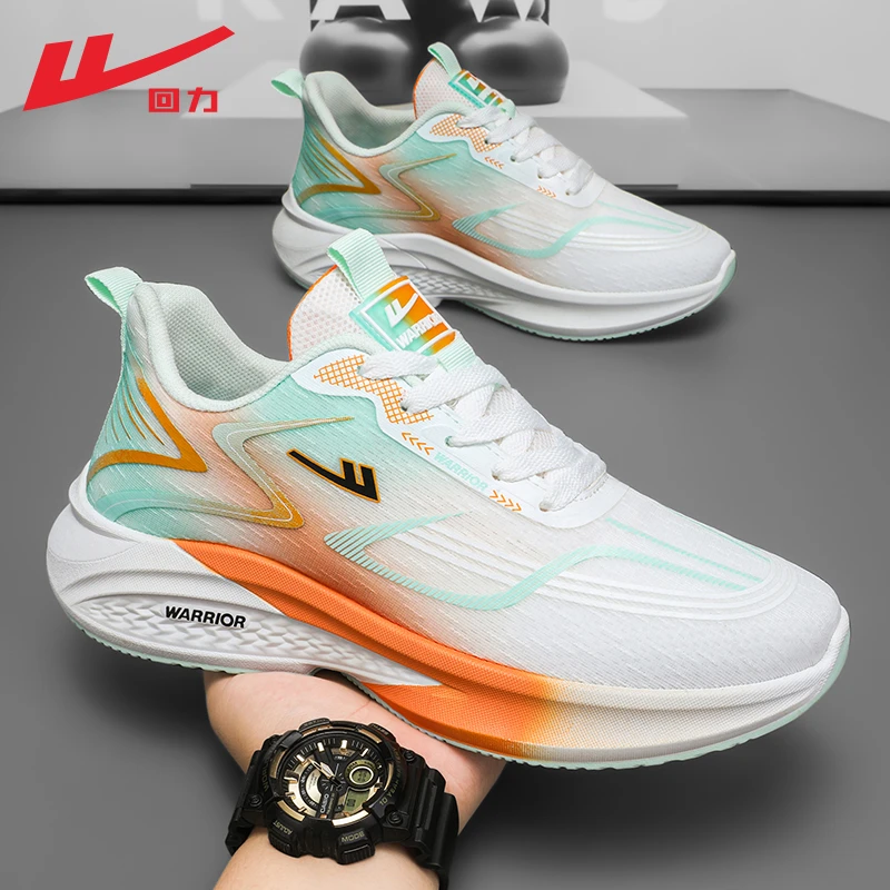 回力男鞋网面透气防滑秋季新款潮百搭开车鞋软底减震男款跑步鞋子