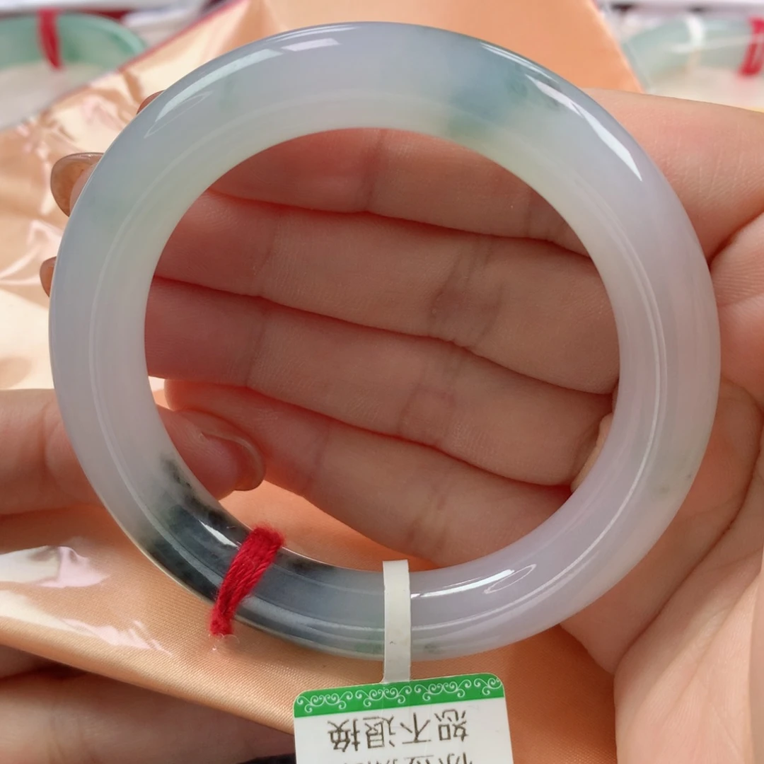 未镶嵌手镯翡翠缅甸天然翡翠5354圈