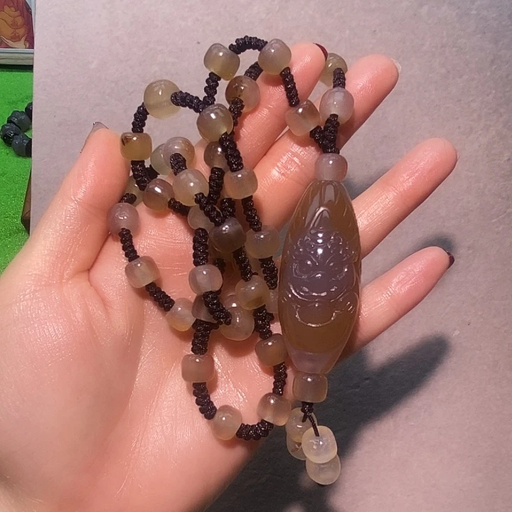 玛瑙/玉髓未镶嵌项链