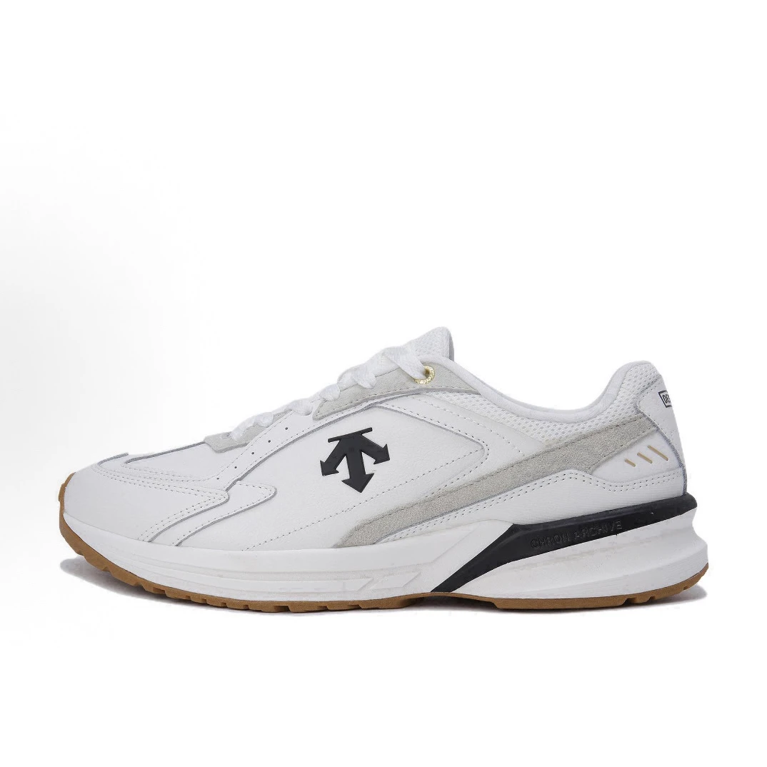 DESCENTE/迪桑特男女同款LCR13小牛皮休闲鞋轻便耐磨跑步鞋