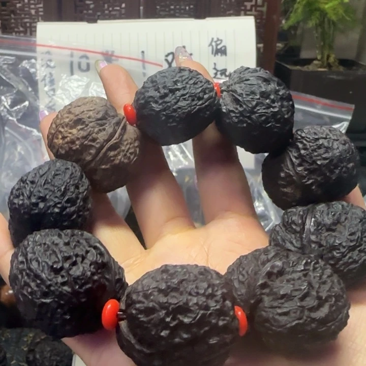 好****文玩核桃把件地闷峭壁元宝手串