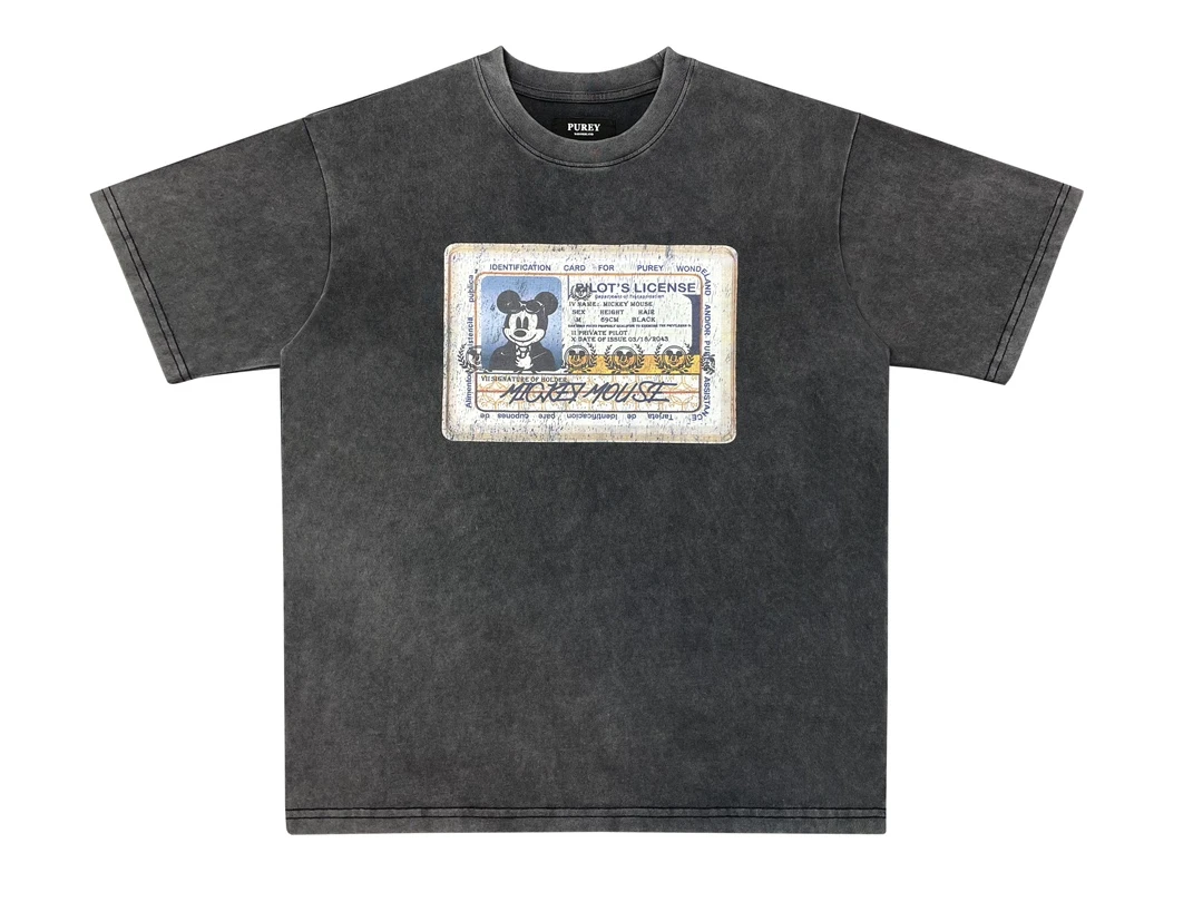 【P2506】美式街头潮流高级感Tee