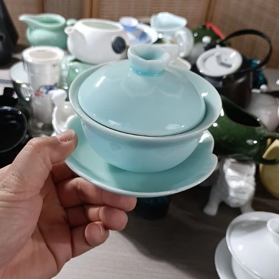 陶瓷盖碗茶杯茶叶罐主人杯