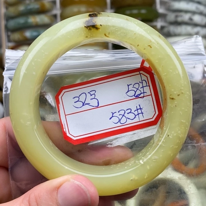 未镶嵌蛇纹石玉手绳