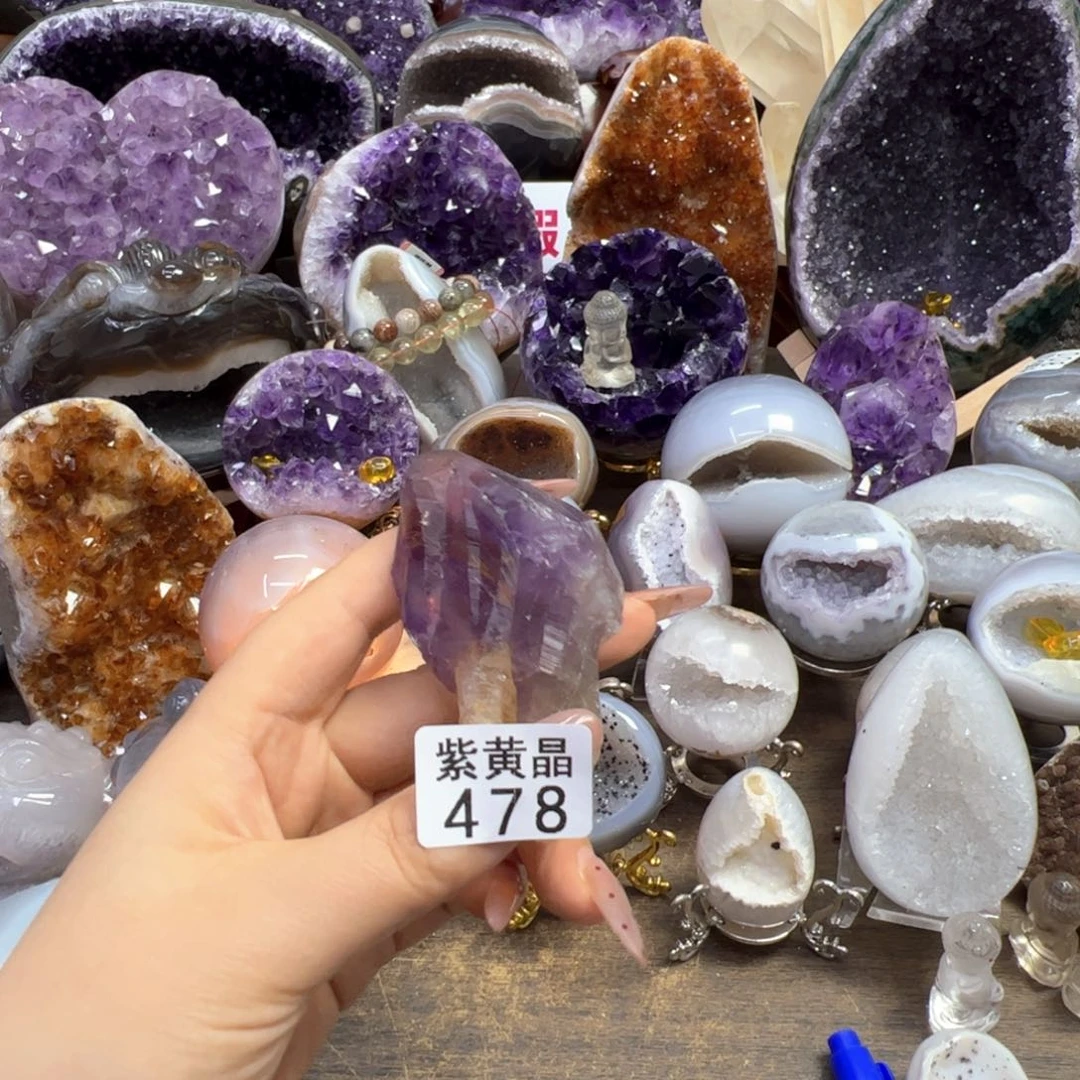 未镶嵌珠宝半成品水晶478