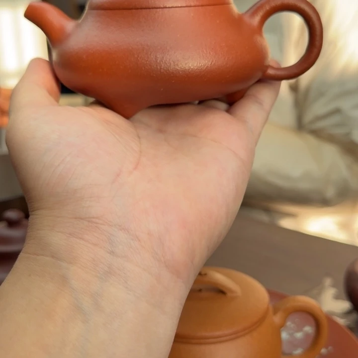 紫砂茶壶99纯红降坡200CC