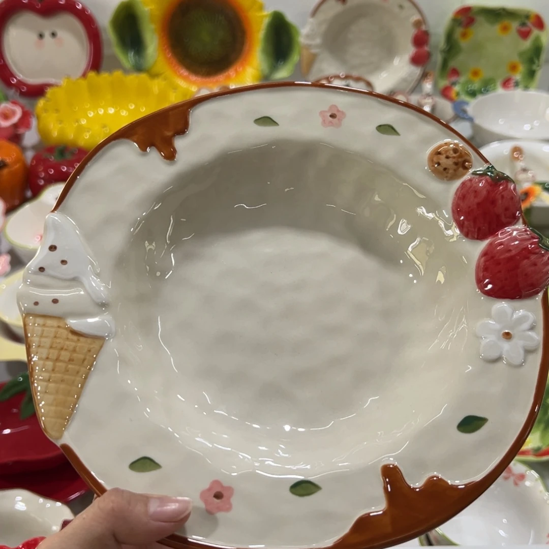 摆件高温陶瓷釉下彩正品！9.5