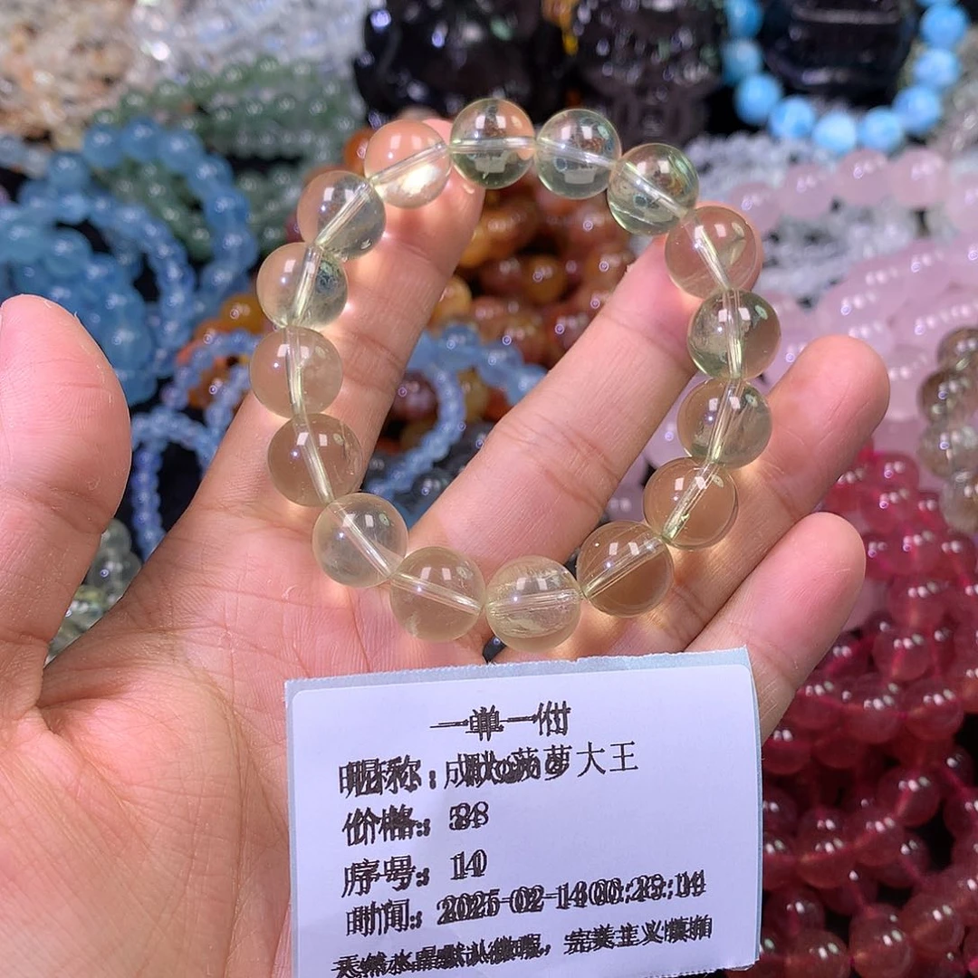 水晶手链未镶嵌成****王天然