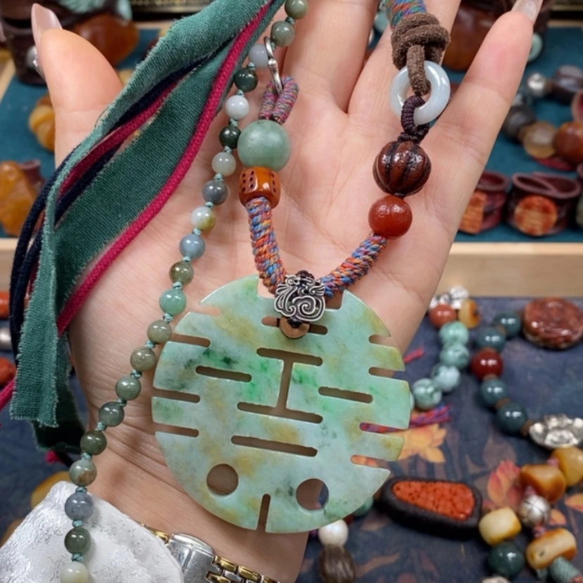 【闪购商品】翡翠颈饰未镶嵌项链