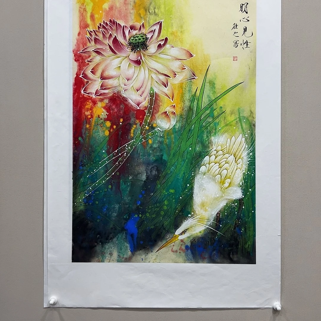 国画精品纯手绘2.8平尺