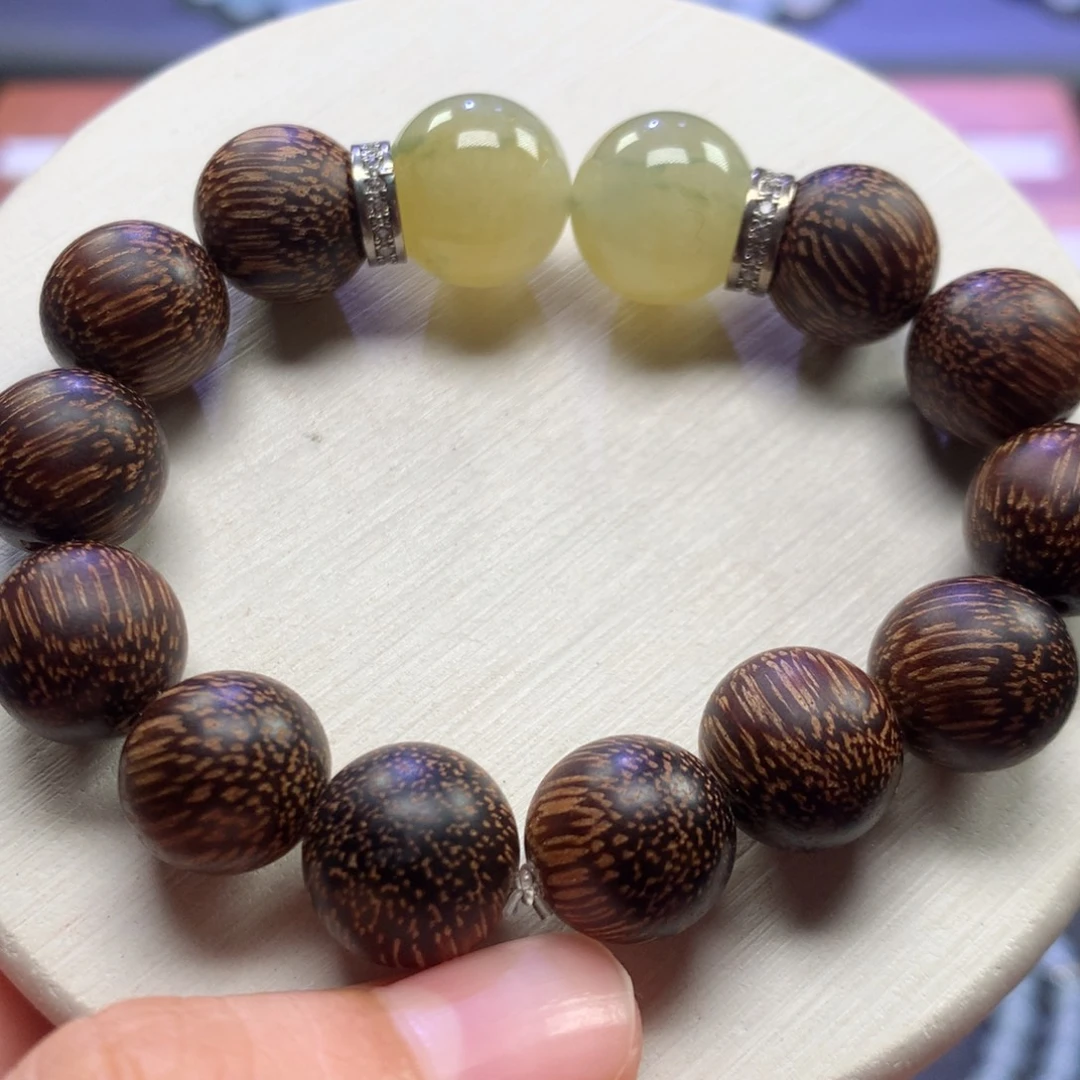 翡翠未镶嵌手链13mm