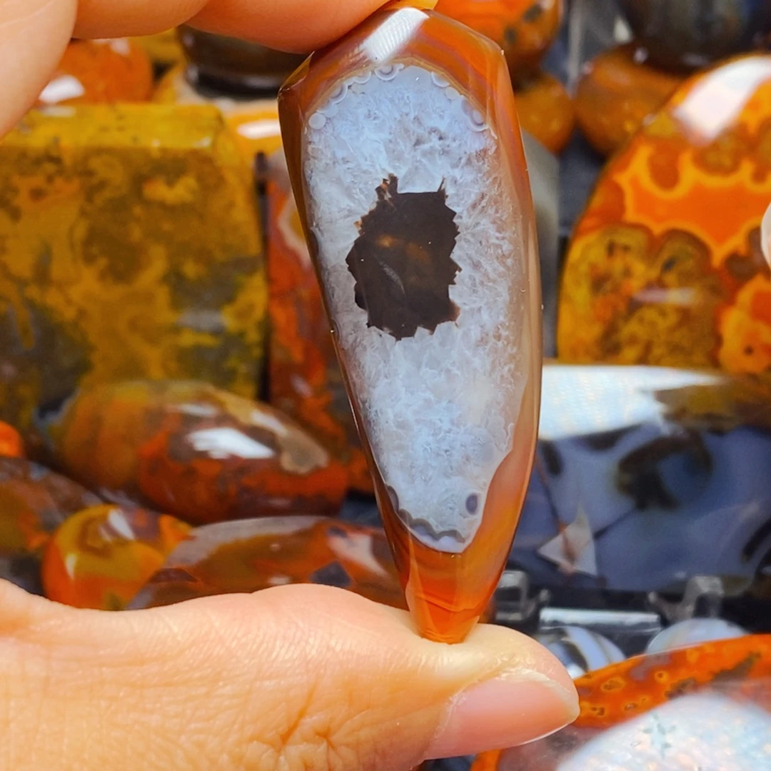 玛瑙/玉髓吊坠(不含链)未镶嵌