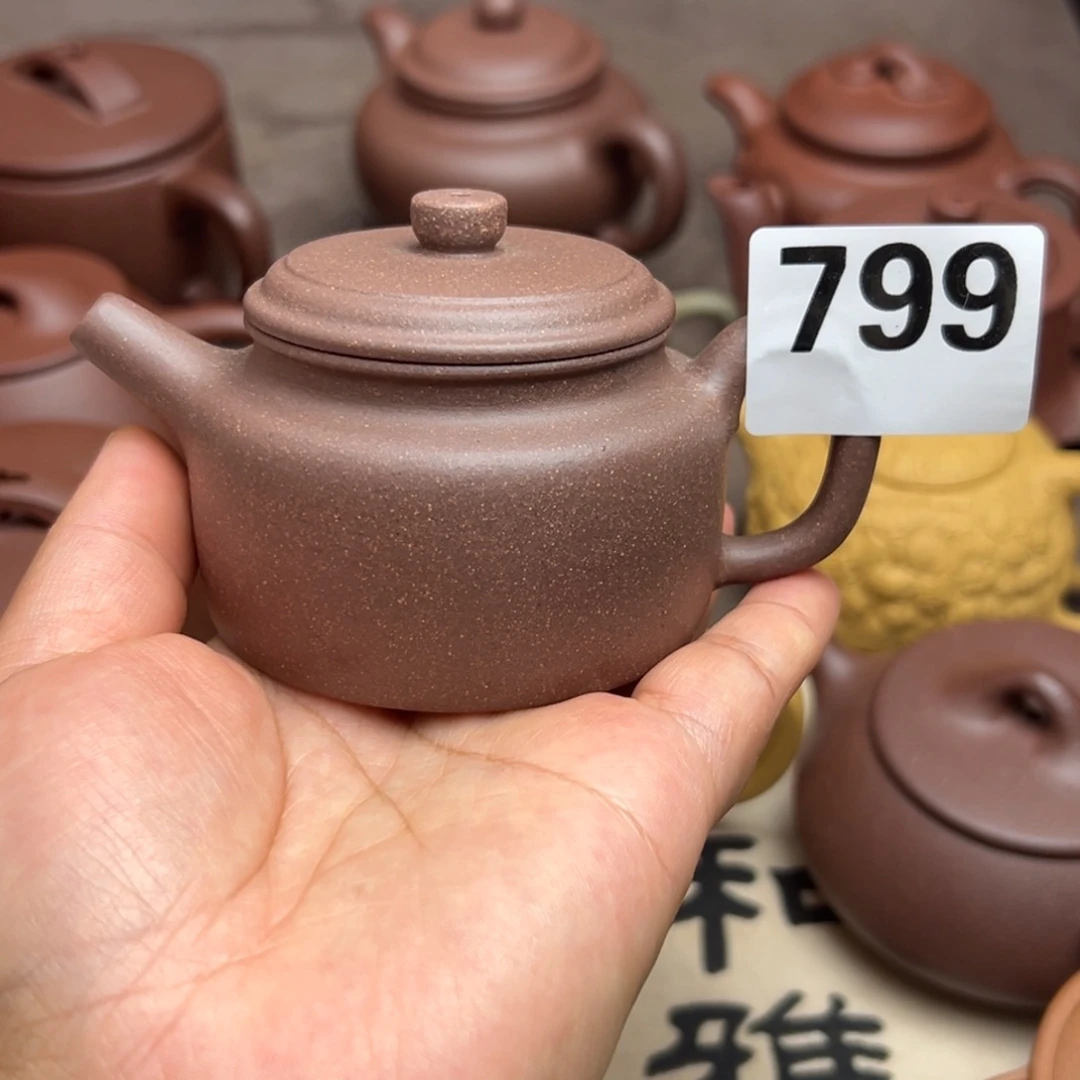 紫砂茶壶紫泥半手工150cc左右