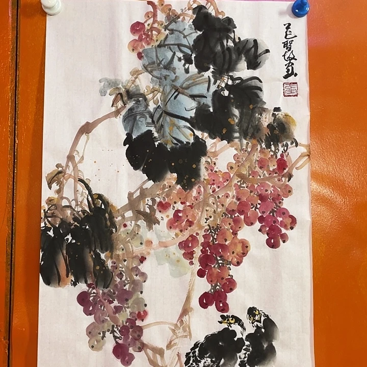 国画张圣敏先生纯手绘作品
