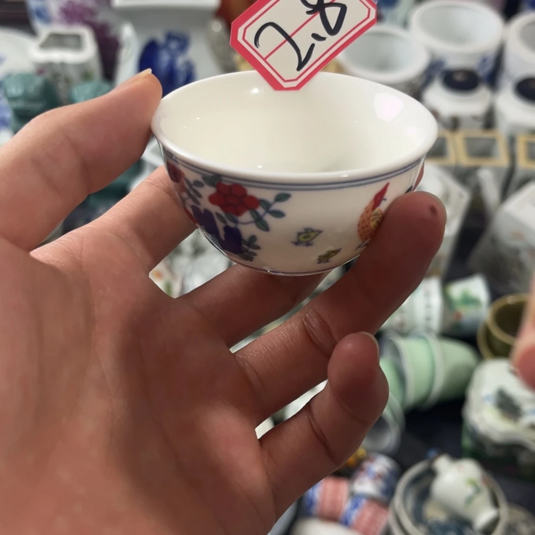 摆件景德镇陶瓷杯子