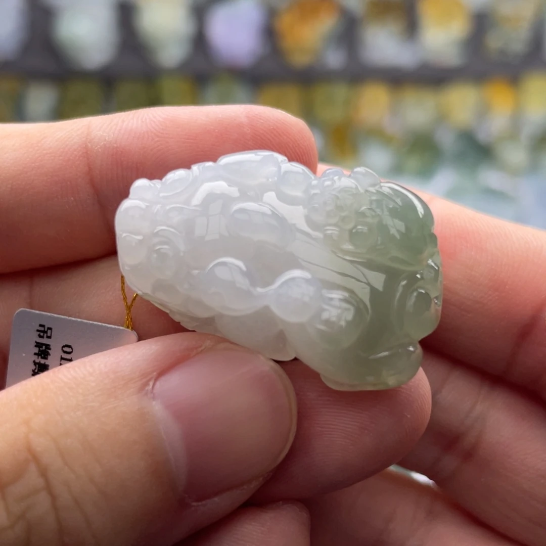 翡翠未镶嵌颈饰貔貅6