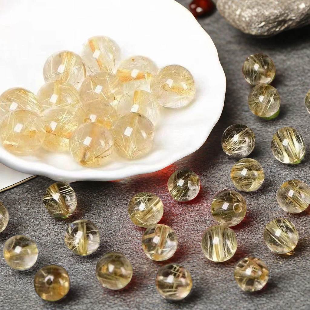 晶生韵天然水晶散珠DYI单珠（默认微瑕）