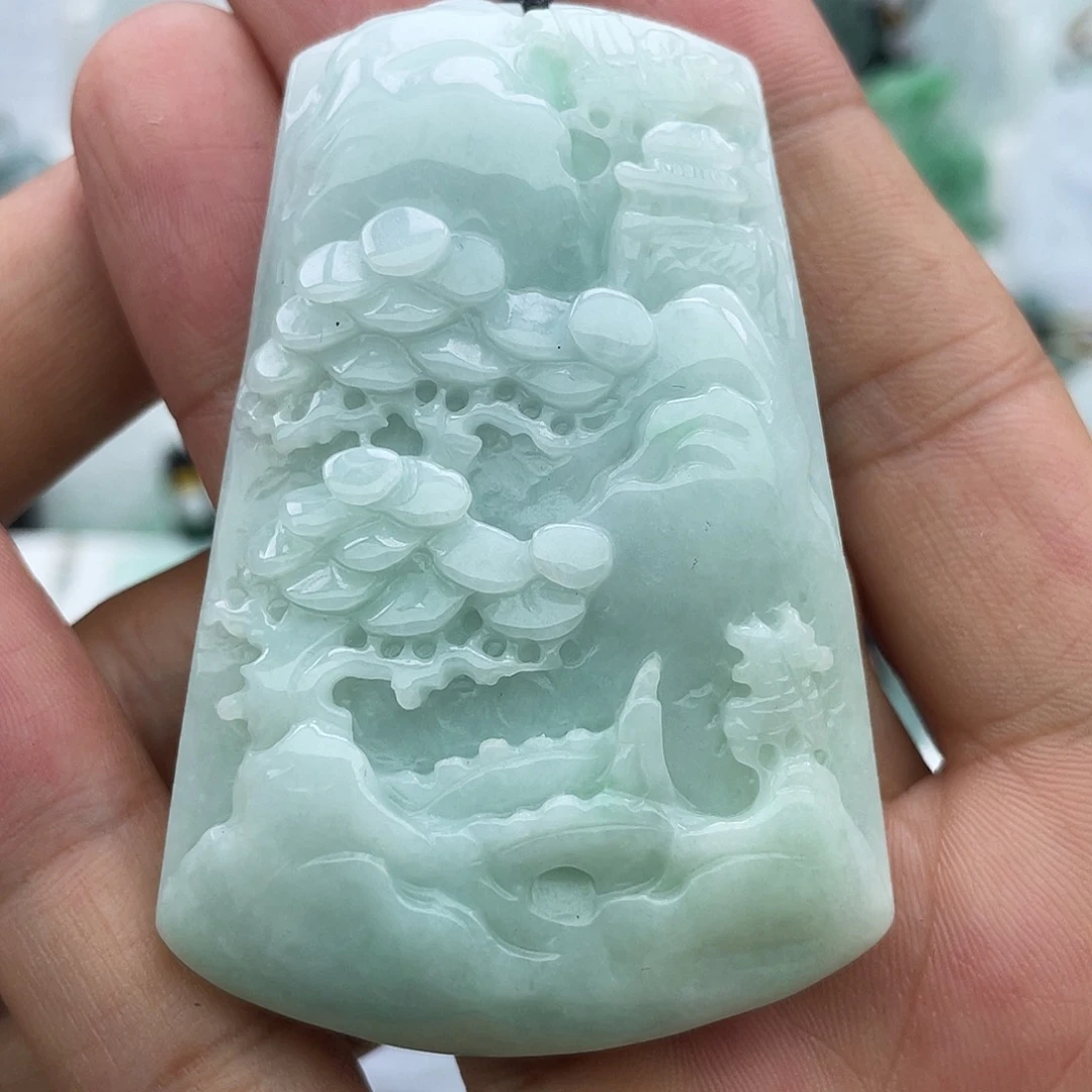 颈饰未镶嵌翡翠翡翠