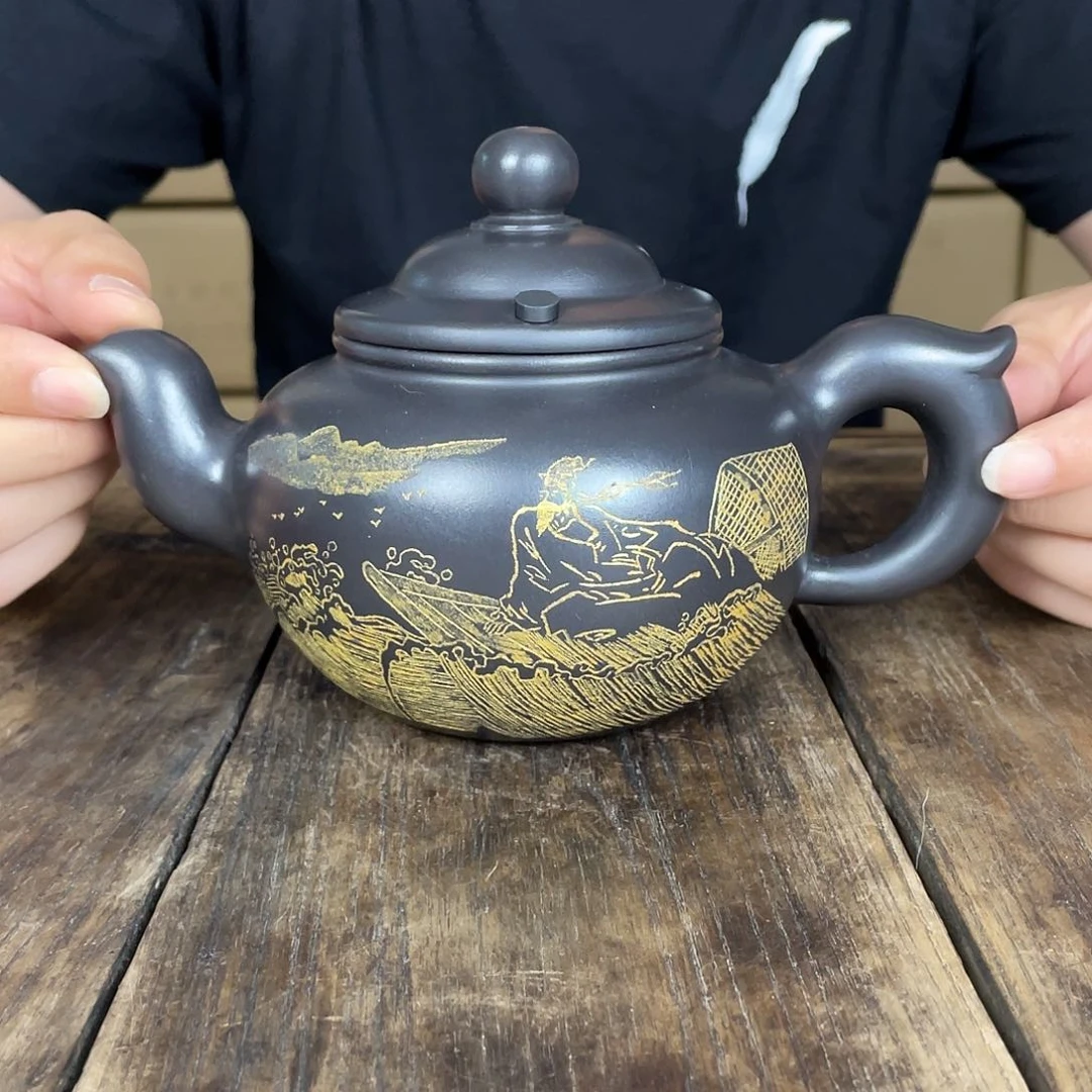 茶壶紫砂宜兴原矿手工紫砂壶
