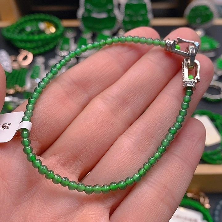 颈饰未镶嵌翡翠翡翠手链