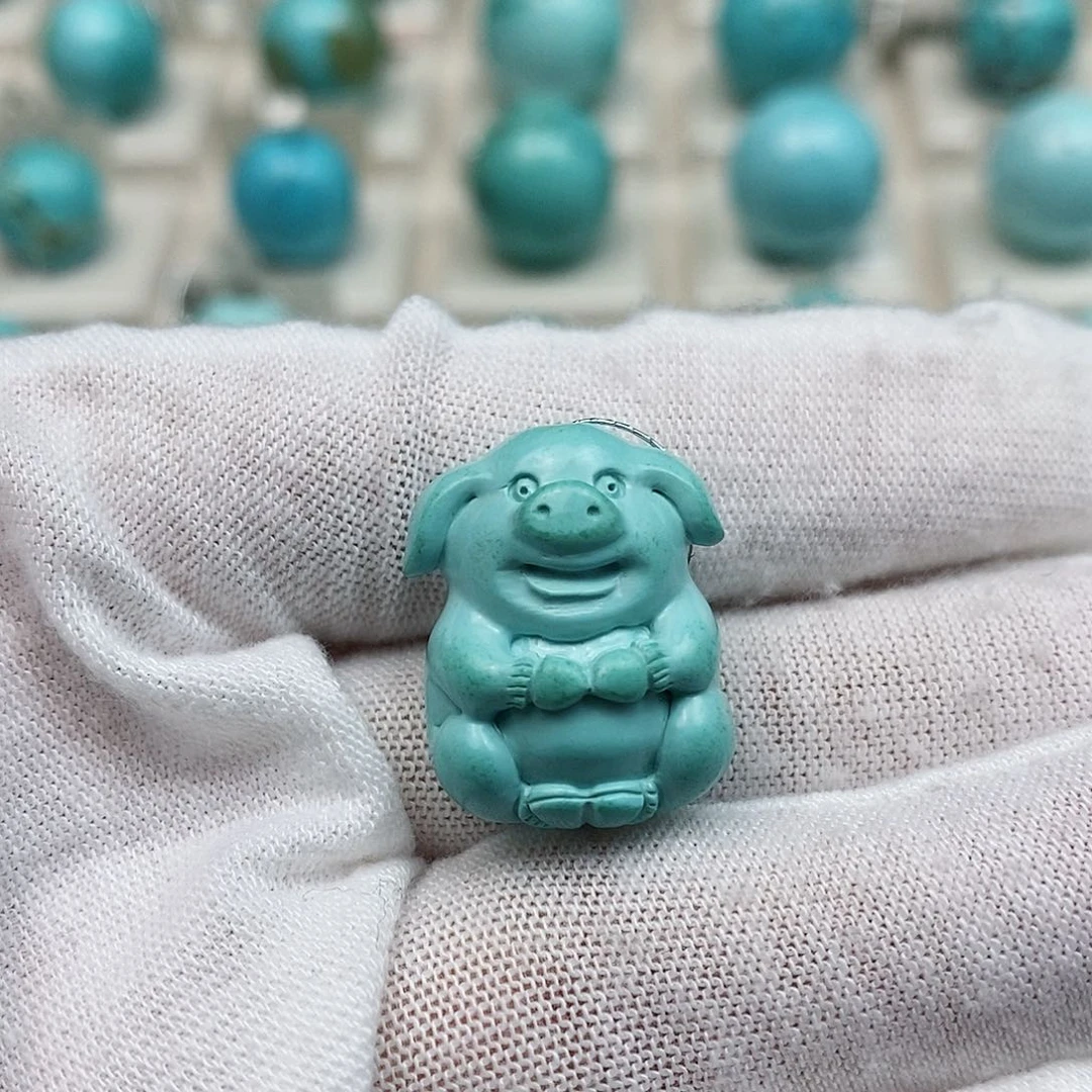 绿松石配饰未镶嵌