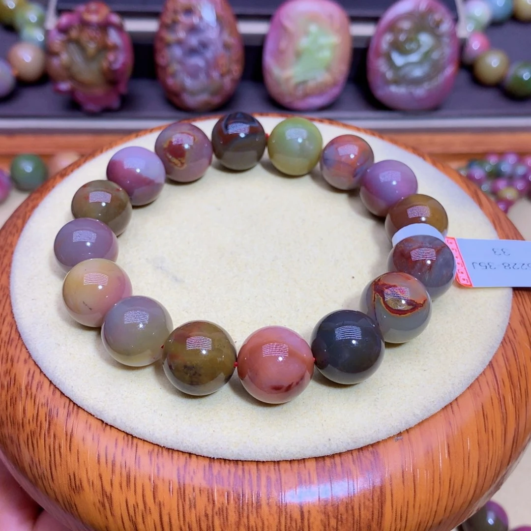 玛瑙手链未镶嵌开*果盐源