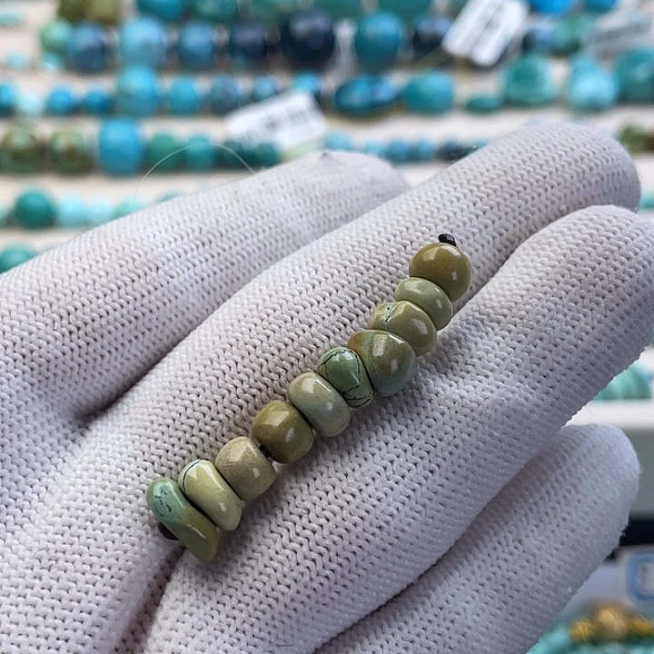 绿松石未镶嵌珠宝半成品