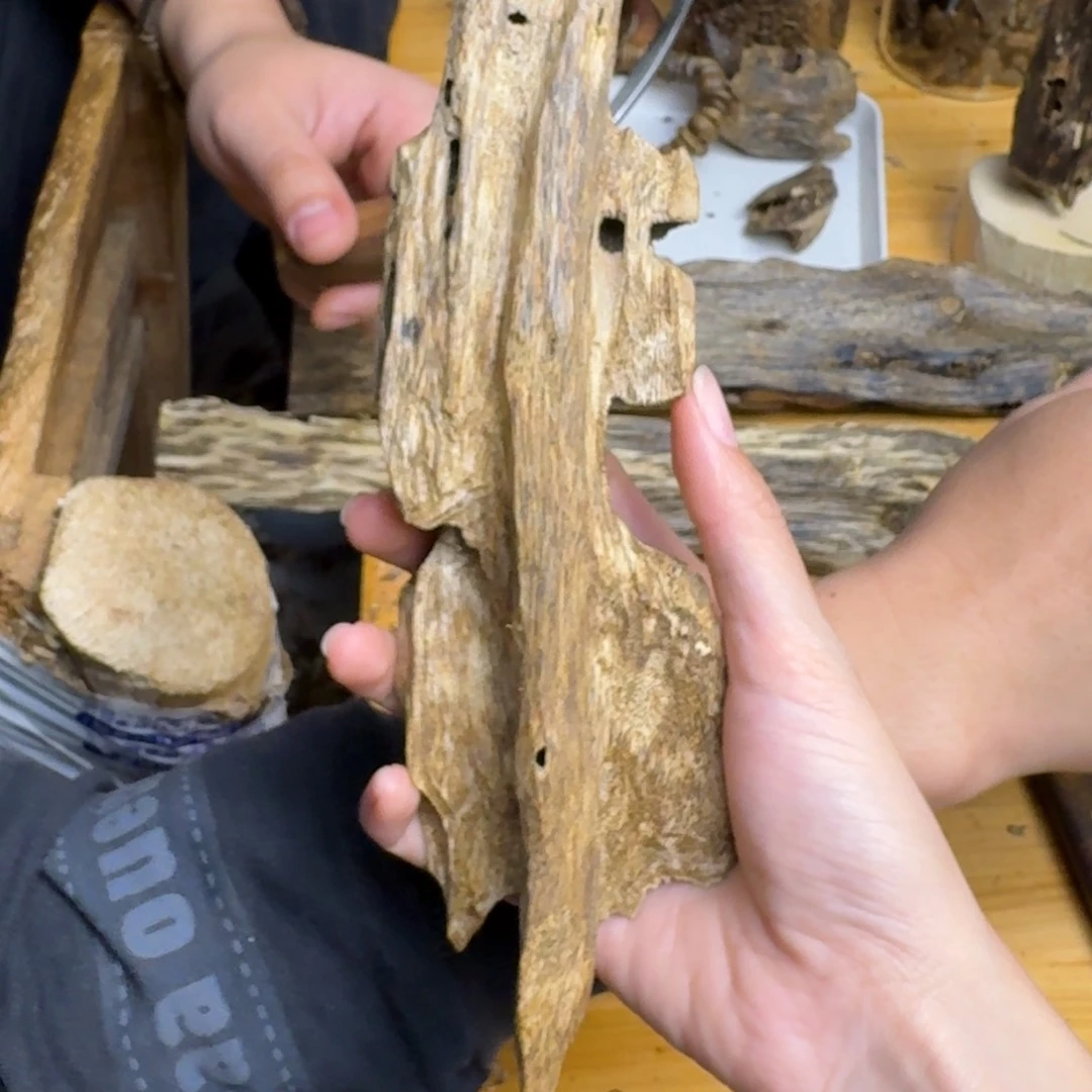 沉香沉香碎屑白棋品种块料48克