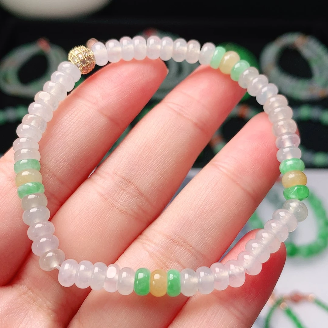 未镶嵌手链翡翠翡翠