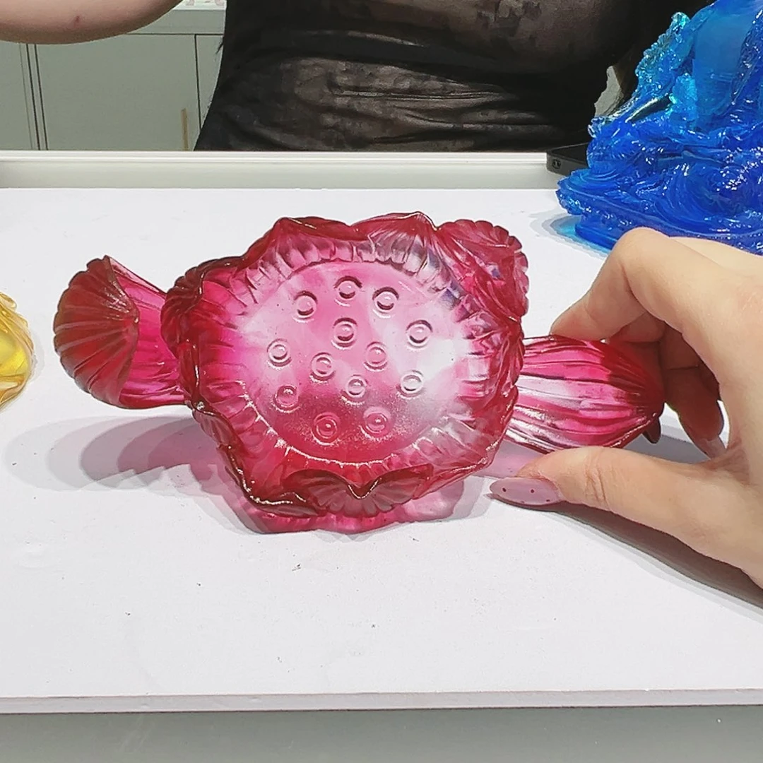 【闪购商品】手工艺品琉璃轩莲花底座