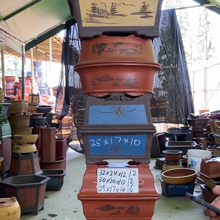 紫砂花盆紫砂紫砂