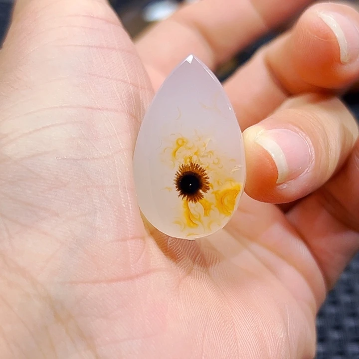 未镶嵌玛瑙/玉髓珠宝半成品