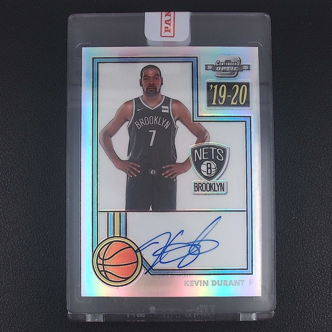 杜兰特 无编 球票OP 帕尼尼NBA国宝手提签字球星卡