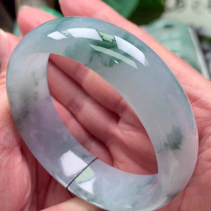 翡翠未镶嵌手镯天然翡翠手镯