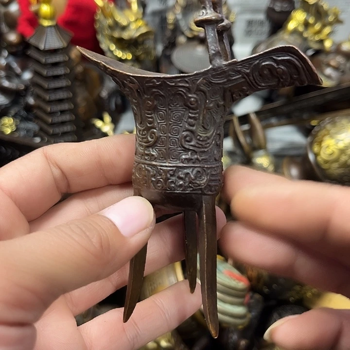 顺顺利利，铜器摆件