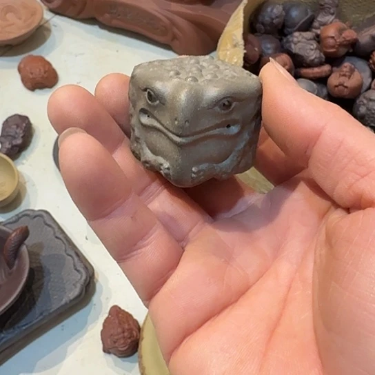 紫砂茶宠雕塑瑕疵瑕疵茶宠成