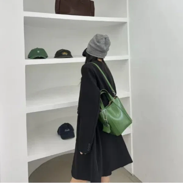 【佐伊甄选】SK-62624-1-仙踪绿轻奢女士时尚百搭小众通勤斜挎包