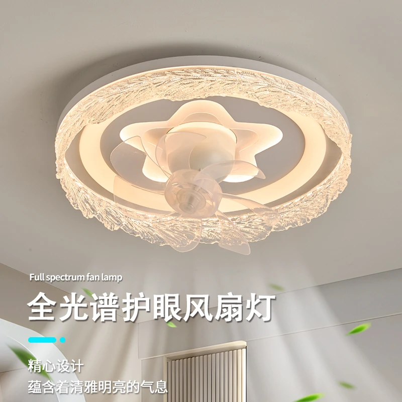 【名都星】卧室风扇灯饰转圈吸顶灯新款书房摇头风扇餐厅2025灯