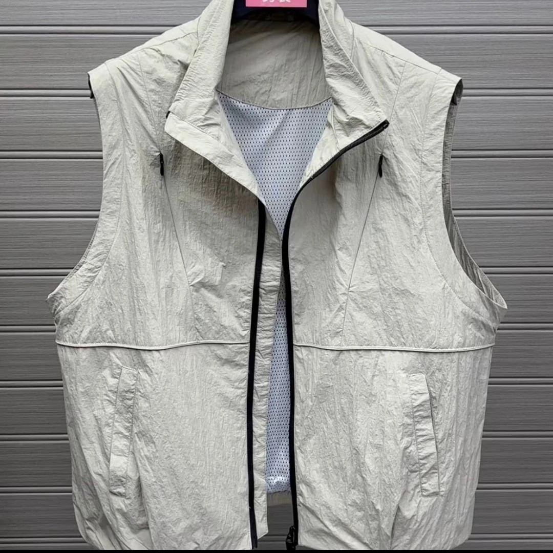 X2-86夏季新款男士高品质休闲时尚减龄百搭舒适马甲背心净版